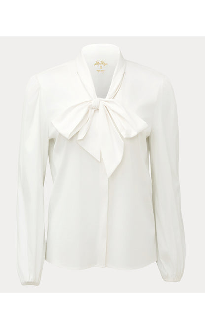 The Lilly Shirt Blouse - Resort White