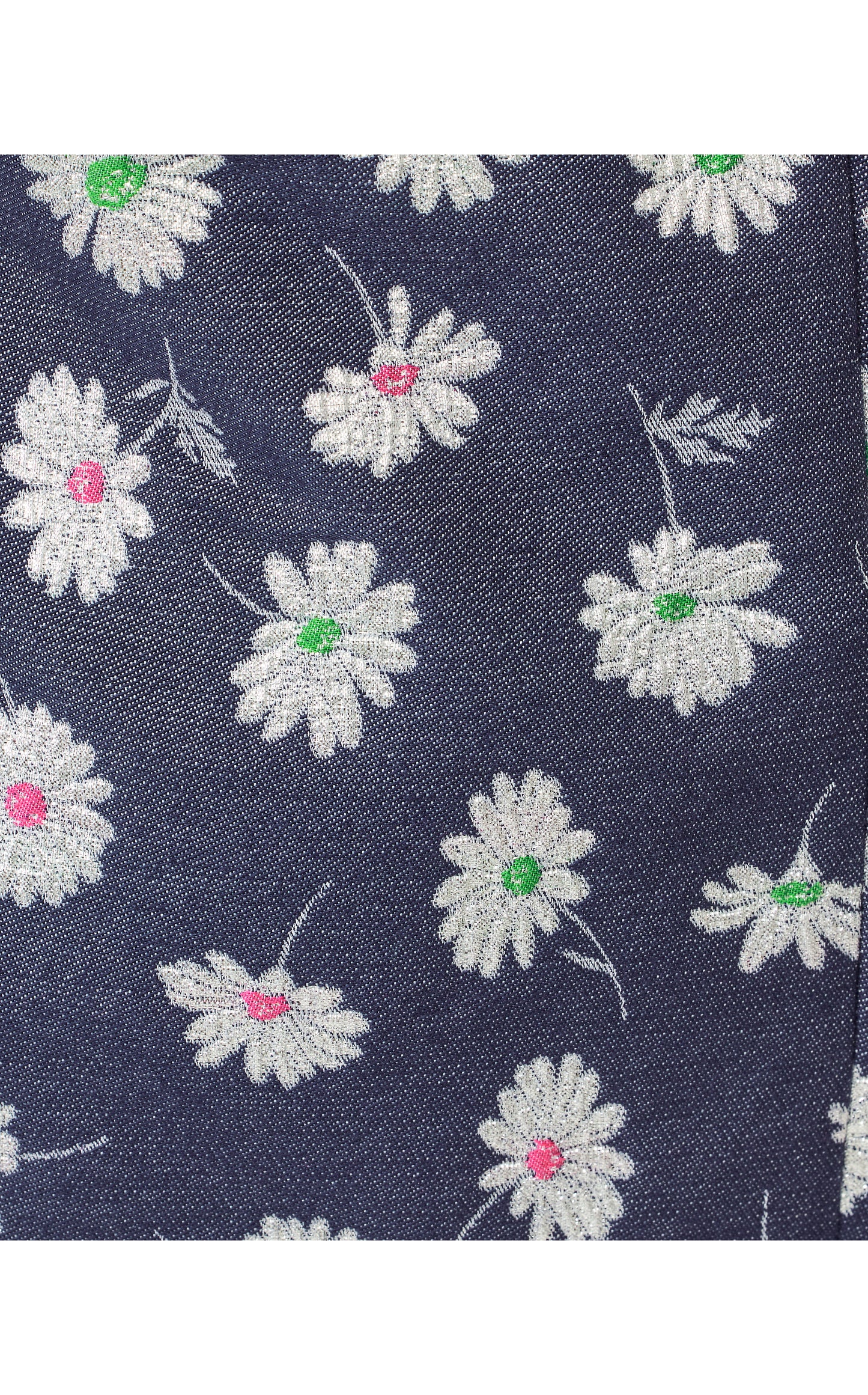 Colette Mini Skort - Low Tide Navy Petal Toss Metallic Jacquard