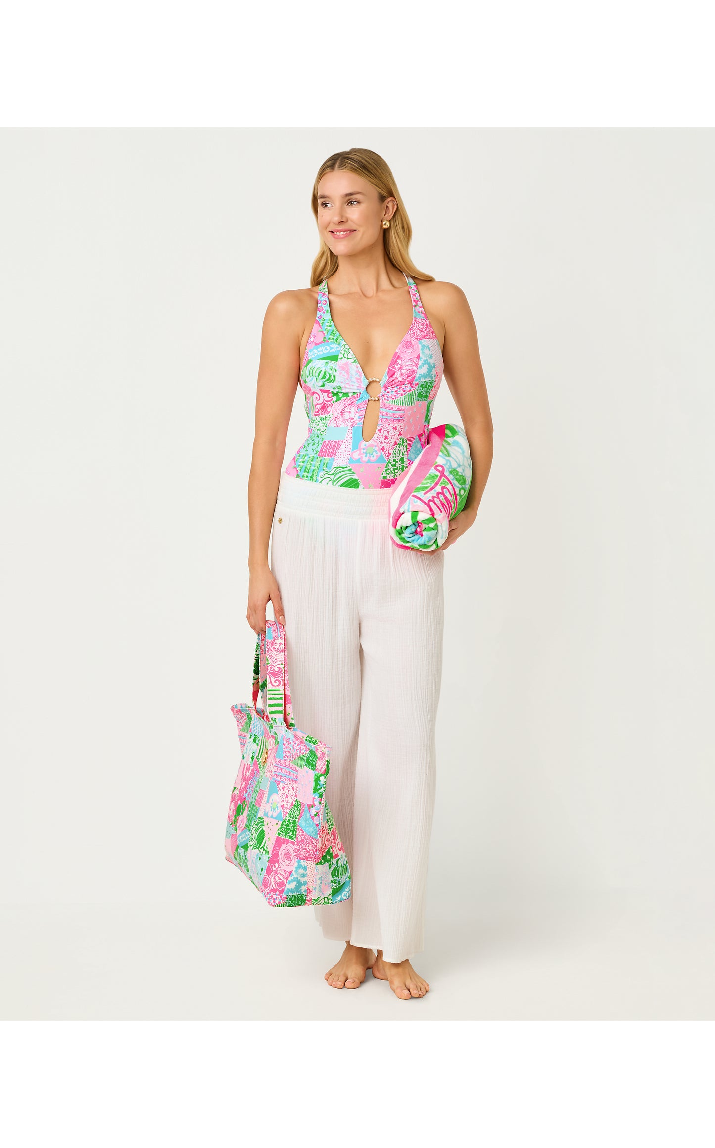 GWP Pool Tote - Crazy Quilt