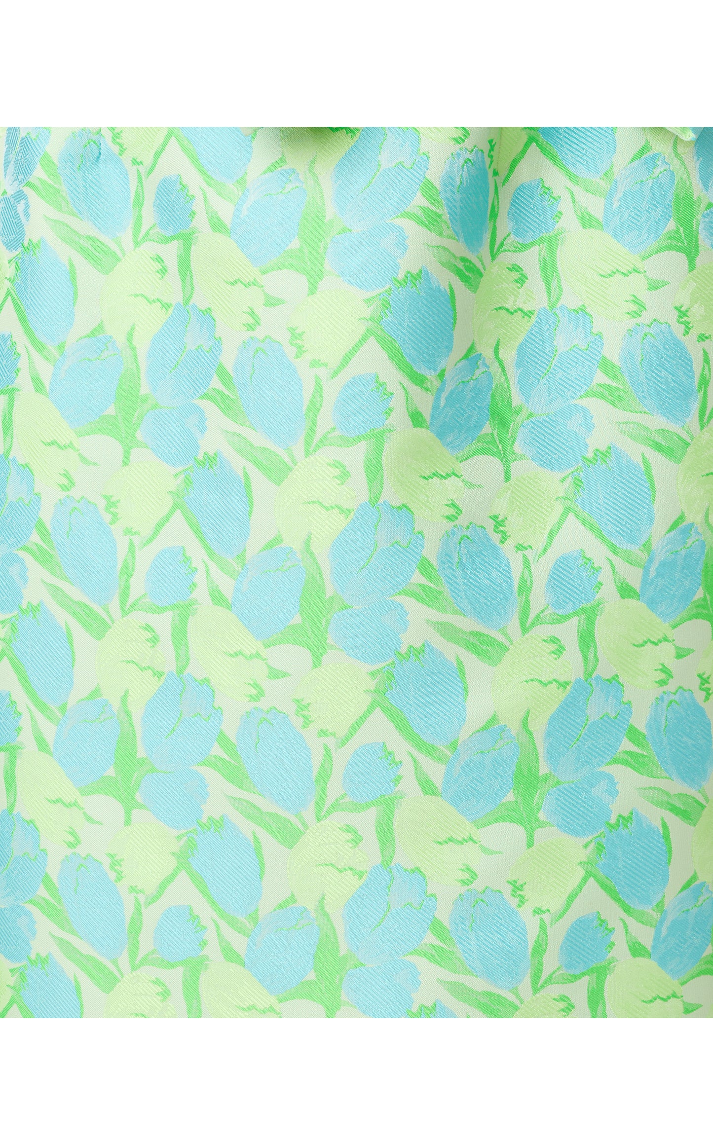 Tiernan Strapless Maxi Dress - Capri Blue Tulip Tango Jacquard