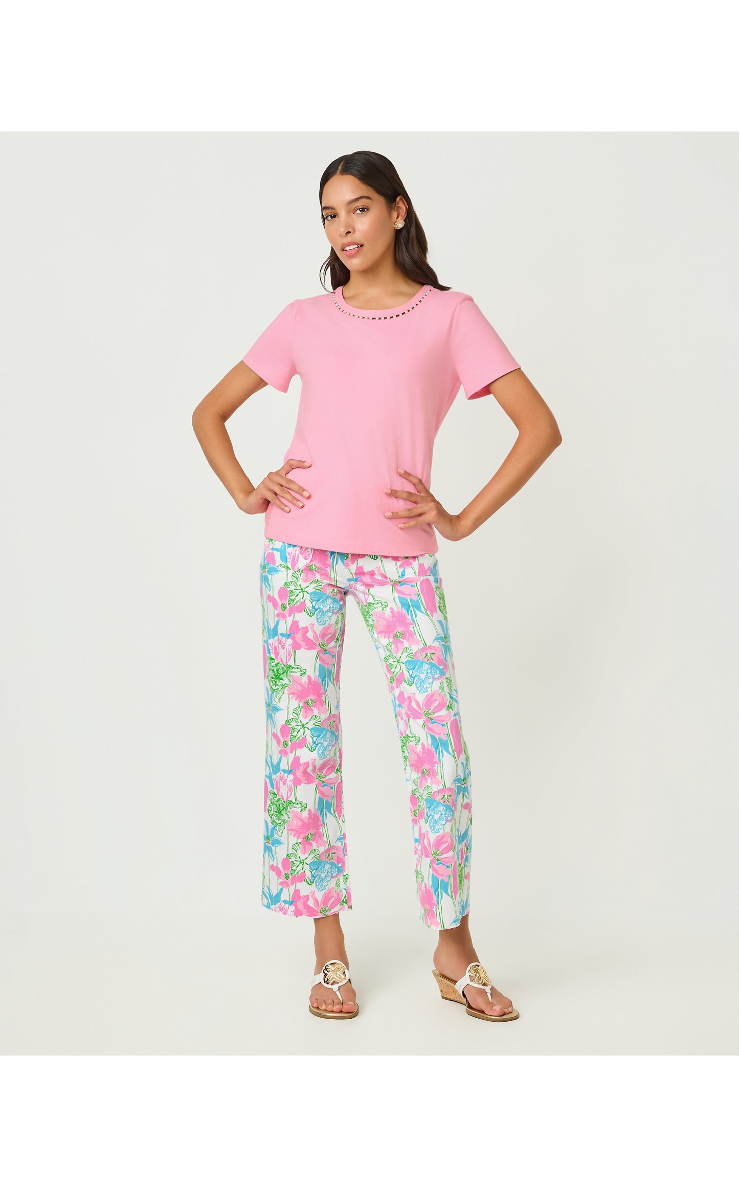 Clairmont Pearl Knit Top - Conch Shell Pink