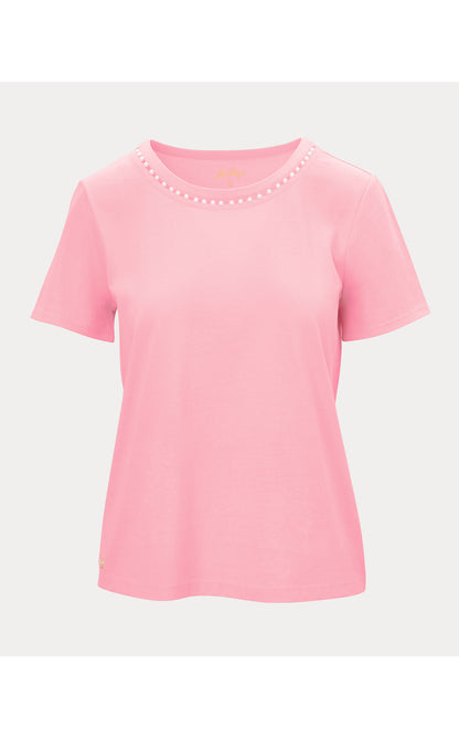 Clairmont Pearl Knit Top - Conch Shell Pink