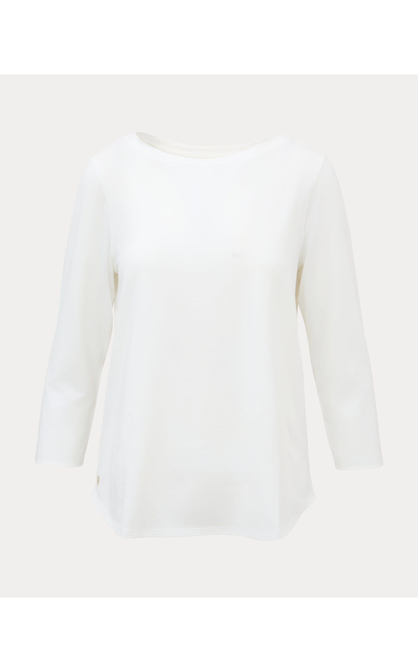 Key West 3/4 Sleeve Top - Resort White