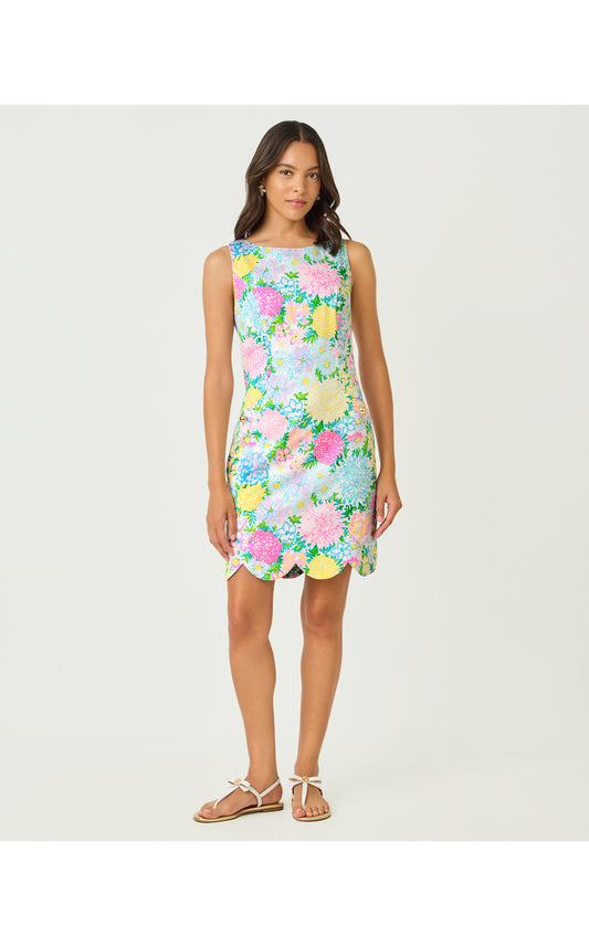 The Scallop Lilly Shift - Multi Lilly Garden