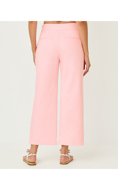 26" Sarissa High Rise Crop Pant - Pink Muse