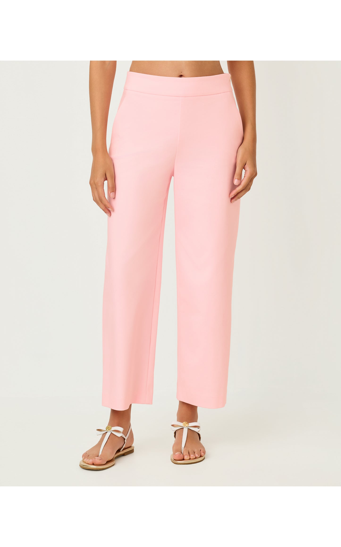 26" Sarissa High Rise Crop Pant - Pink Muse
