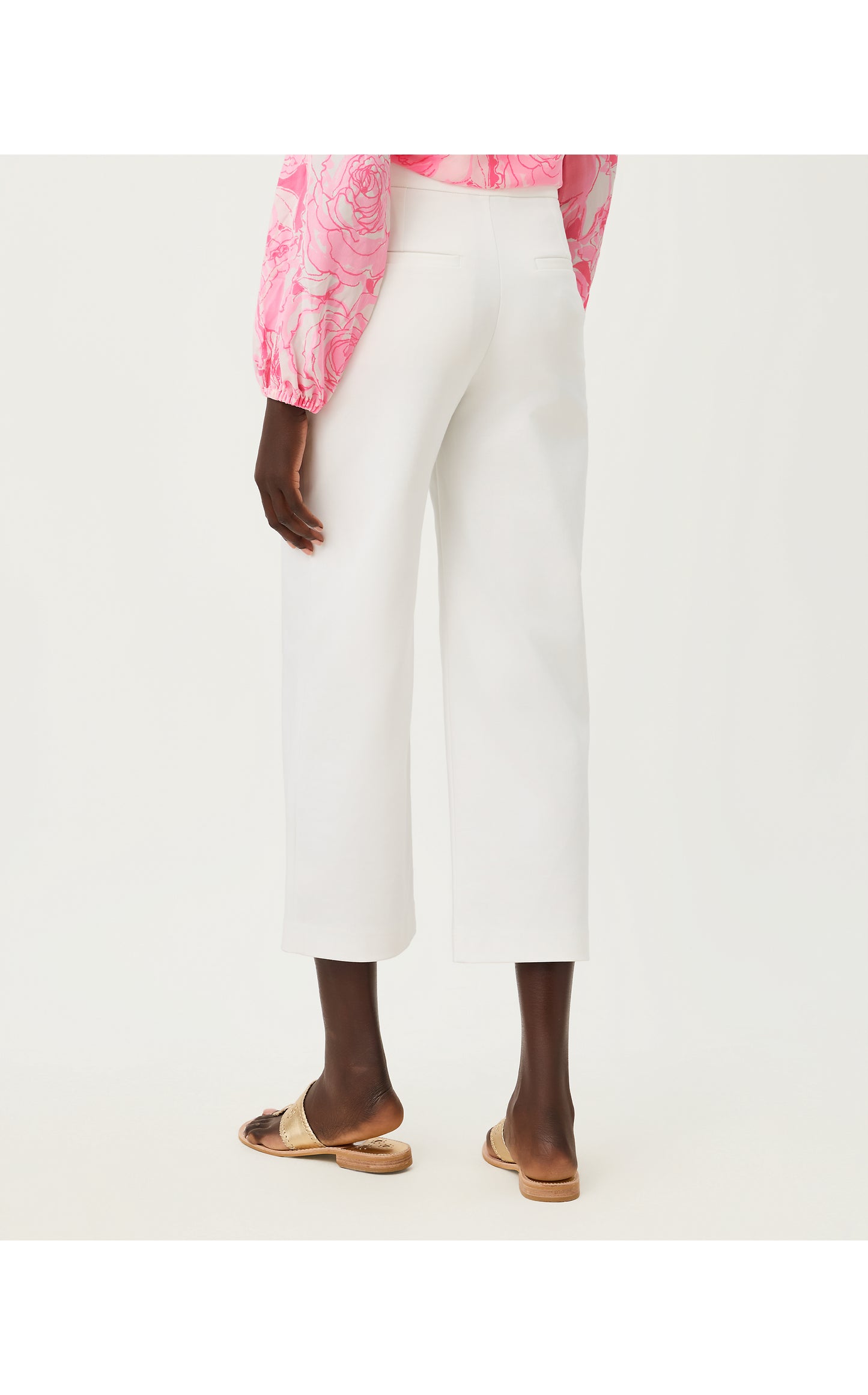 Sarissa Crop Pant - Resort White