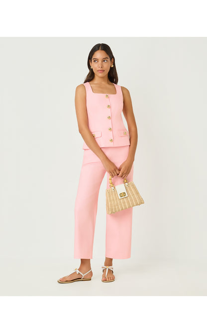 Moira Sleeveless Top - Pink Muse