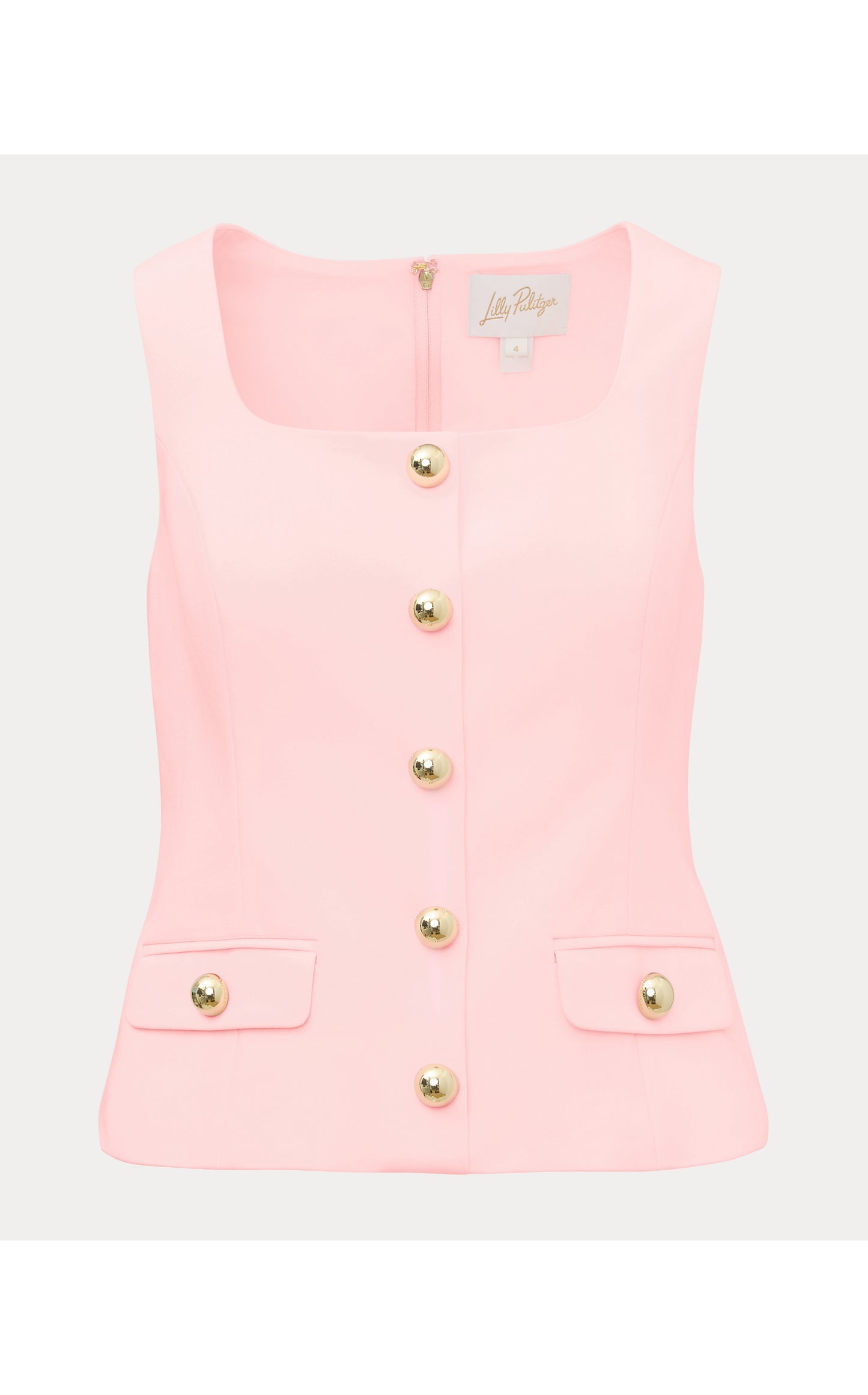 Moira Sleeveless Top - Pink Muse