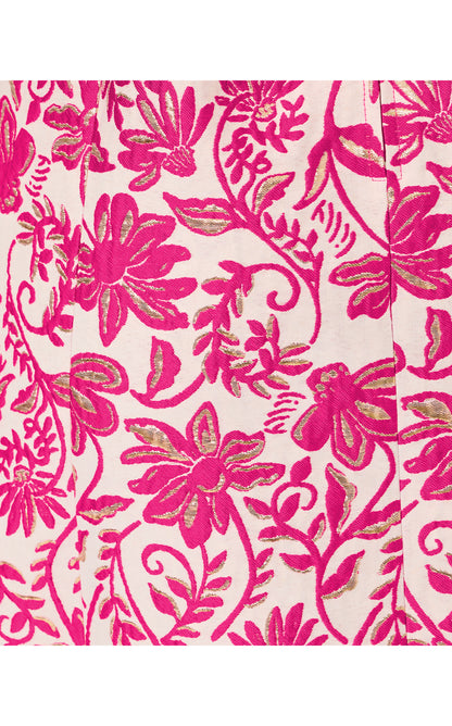 Tazie Jacquard Dress - Sun Shell Pink Sunseeker Jacquard