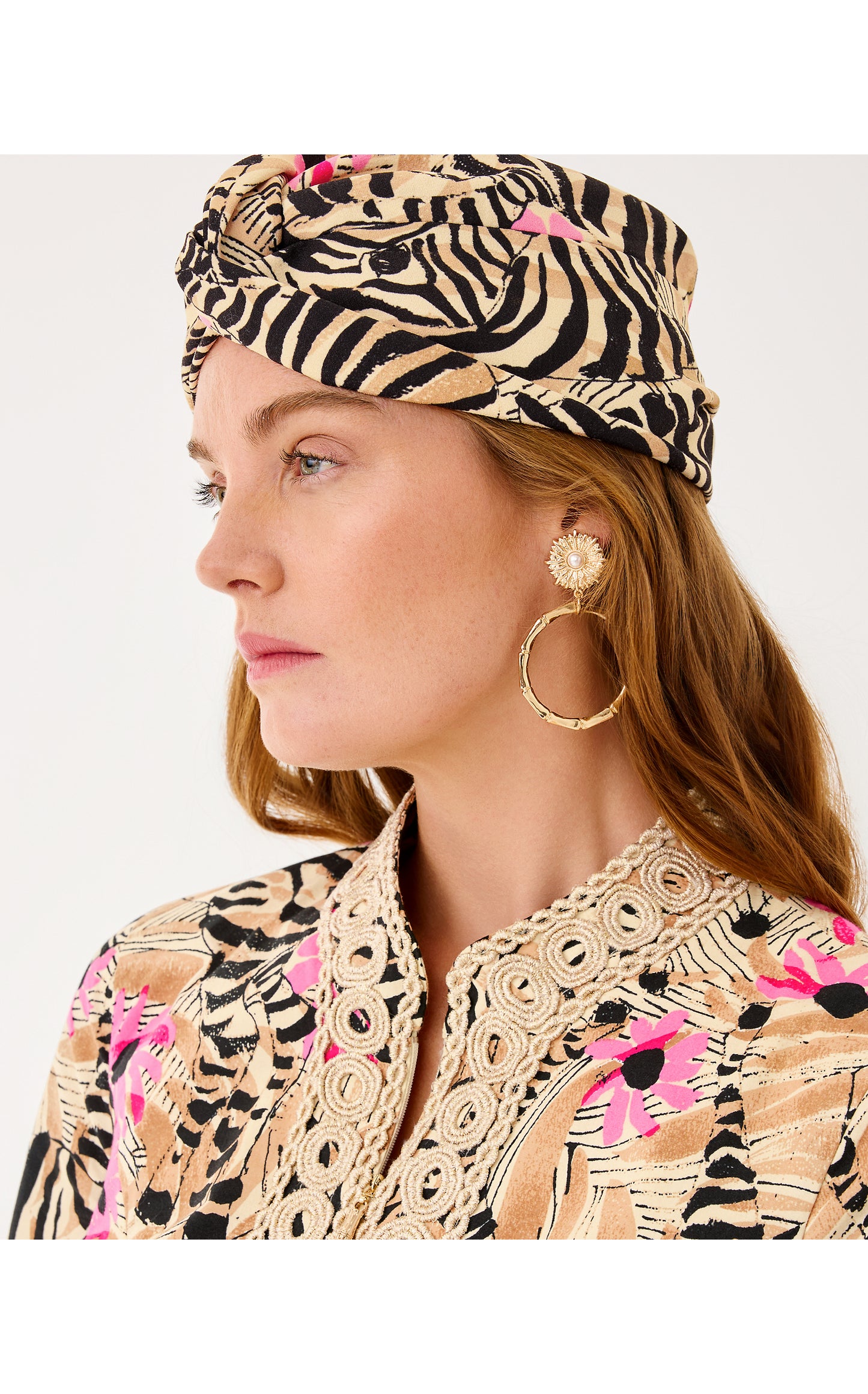 Party All The Time Head Wrap - Rutabaga El Morocco