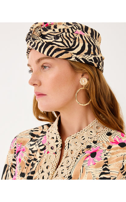 Party All The Time Head Wrap - Rutabaga El Morocco