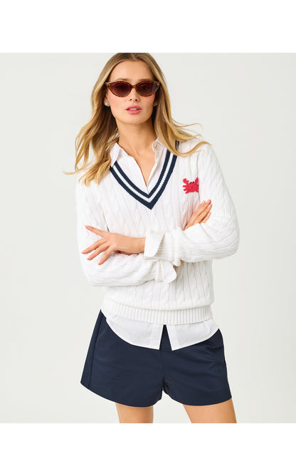 Brockton Sweater - Resort White Crab Crochet