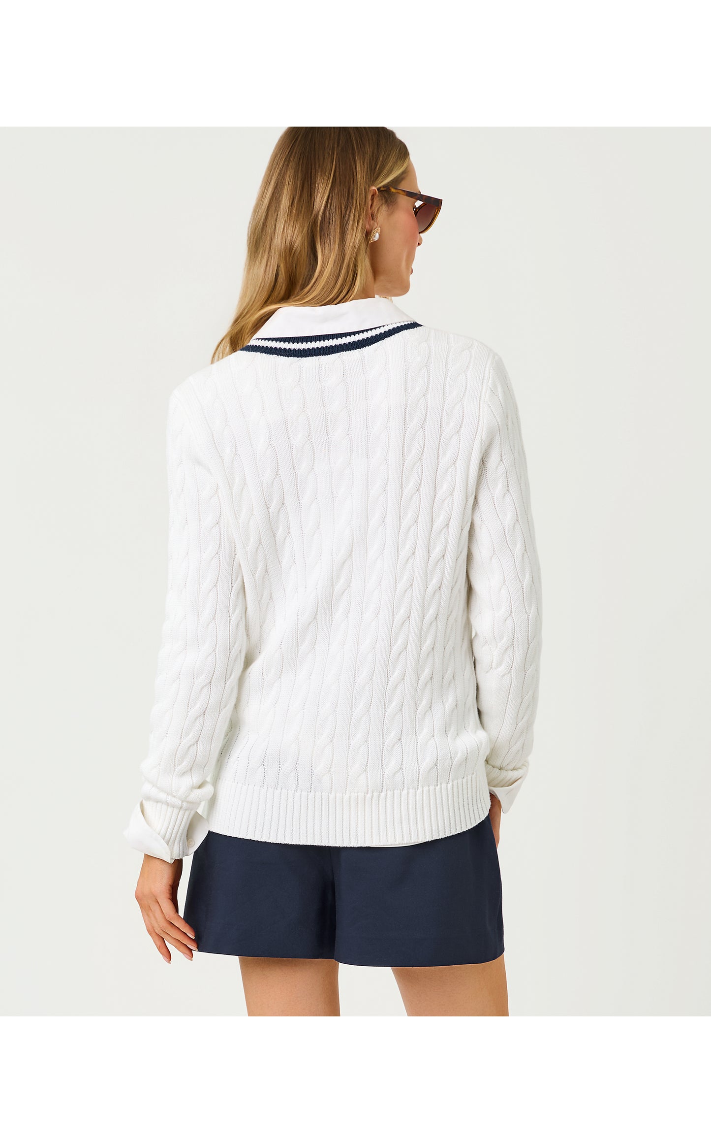 Brockton Sweater - Resort White Crab Crochet