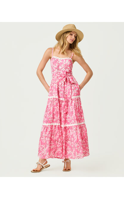 Laney Maxi Dress - Confetti Pink Liza