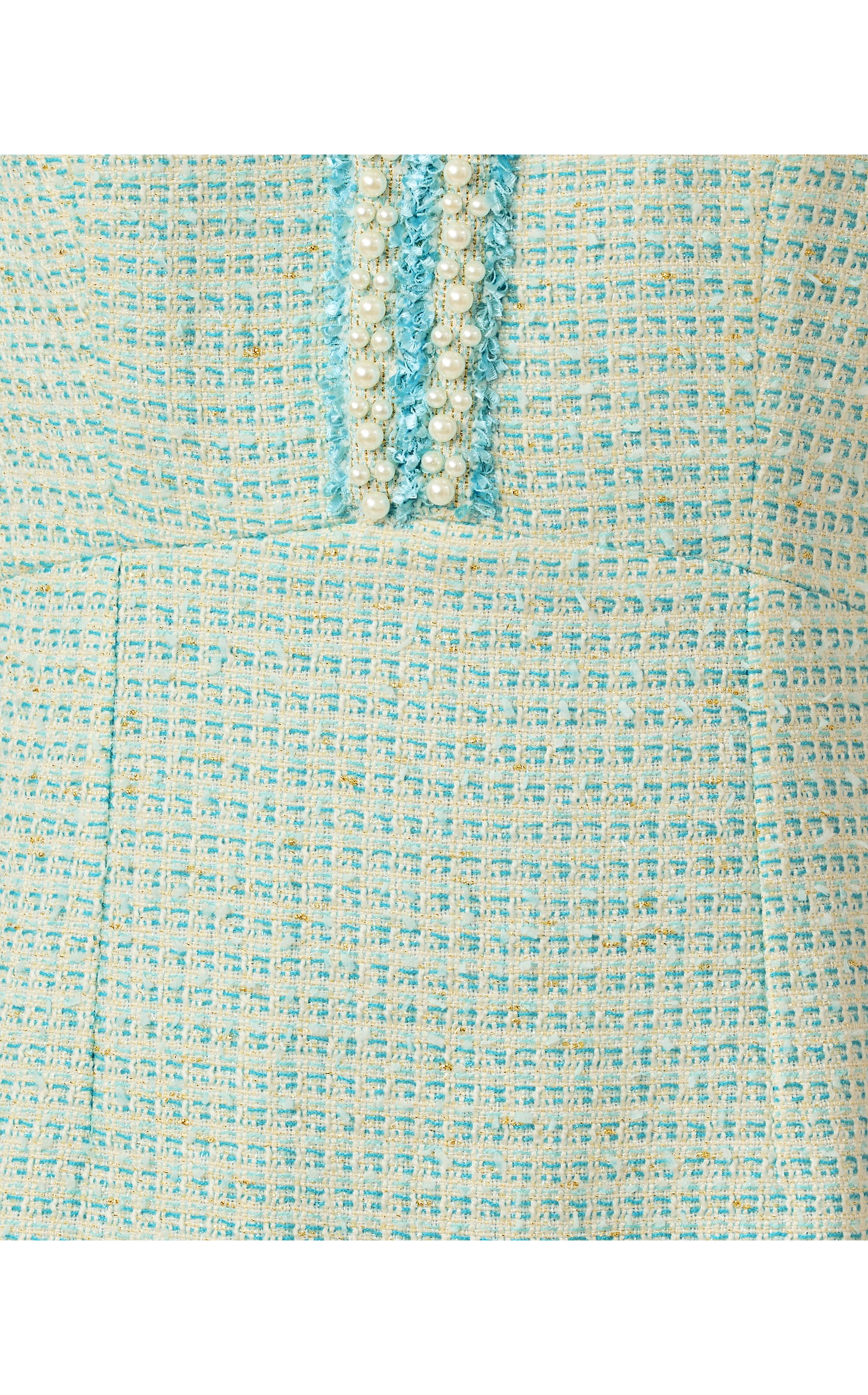 Aria Boucle Shift - Capri Blue Fantasy Boucle