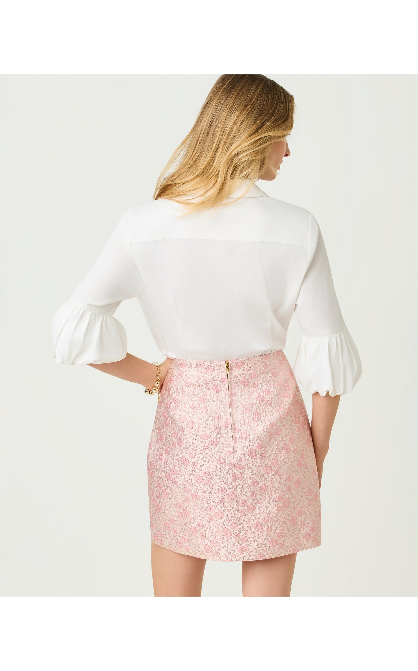 The Bubble Sleeve Lilly Shirt - Resort White