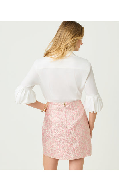 The Bubble Sleeve Lilly Shirt - Resort White
