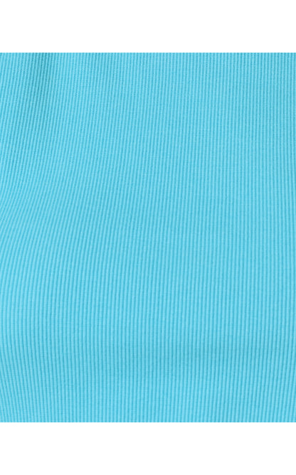 Vanna Knit Top - Capri Blue