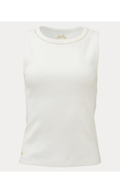 Vanna Knit Top - Resort White