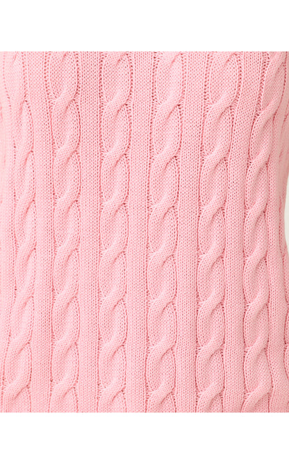 Brockton Crew Neck Sweater Tank - Conch Shell Pink