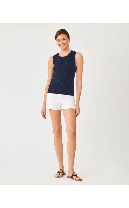 Brockton Crew Neck Sweater Tank - Low Tide Navy