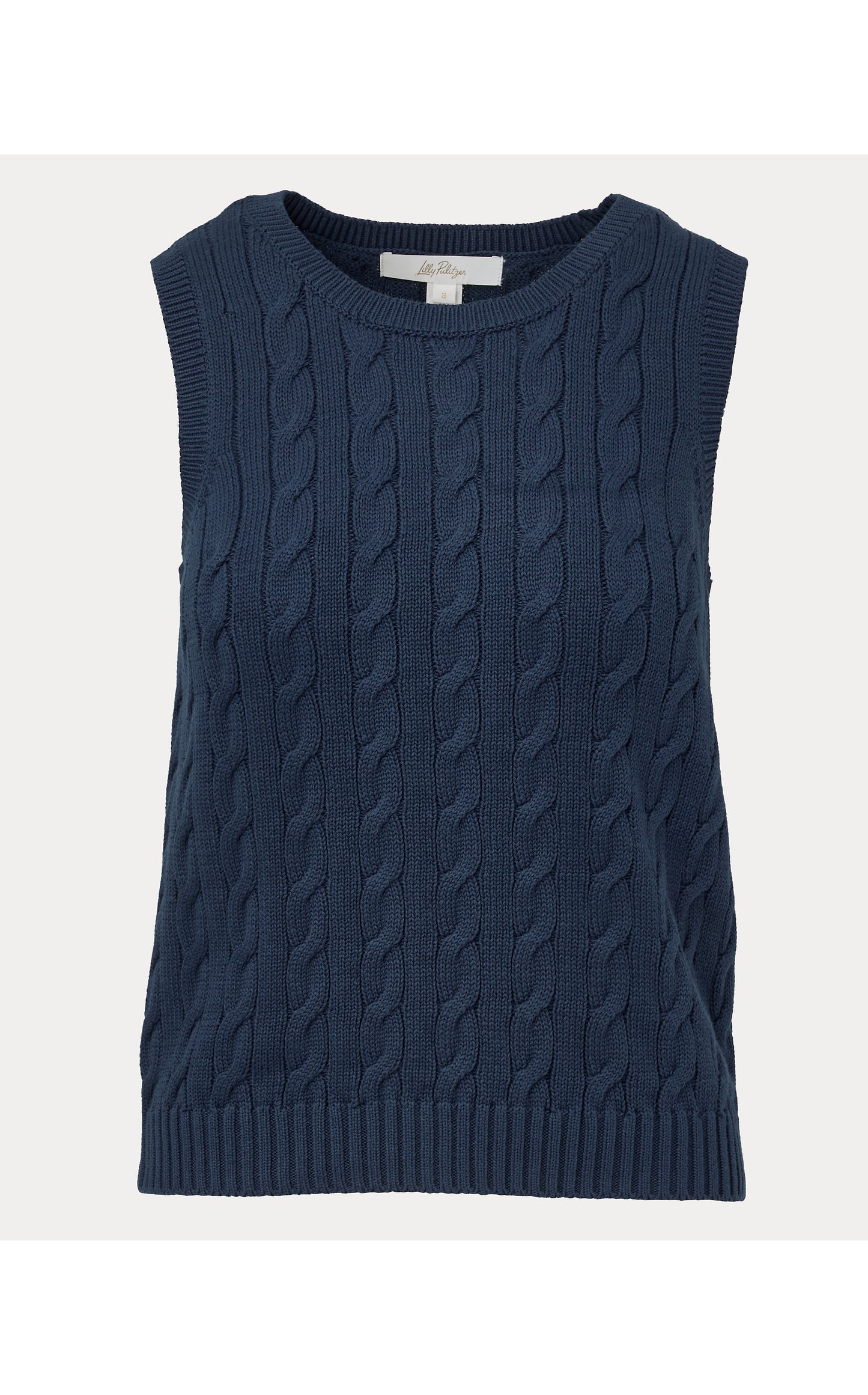Brockton Crew Neck Sweater Tank - Low Tide Navy