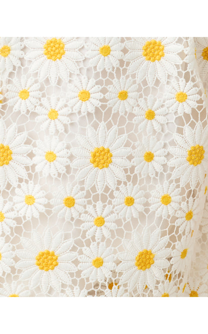 Louise Lace Top - Resort White Fresh As A Daisy Lace