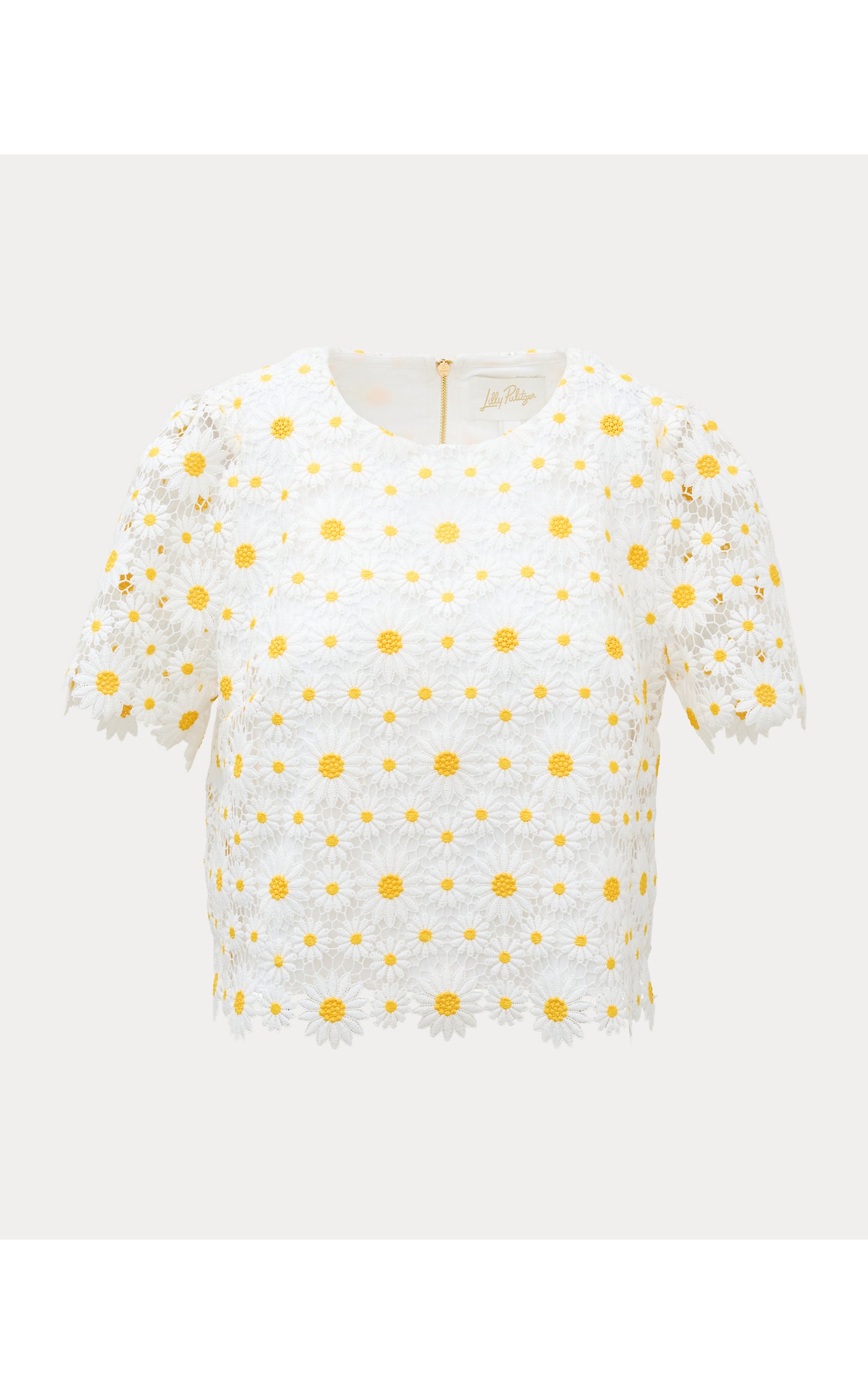 Louise Lace Top - Resort White Fresh As A Daisy Lace