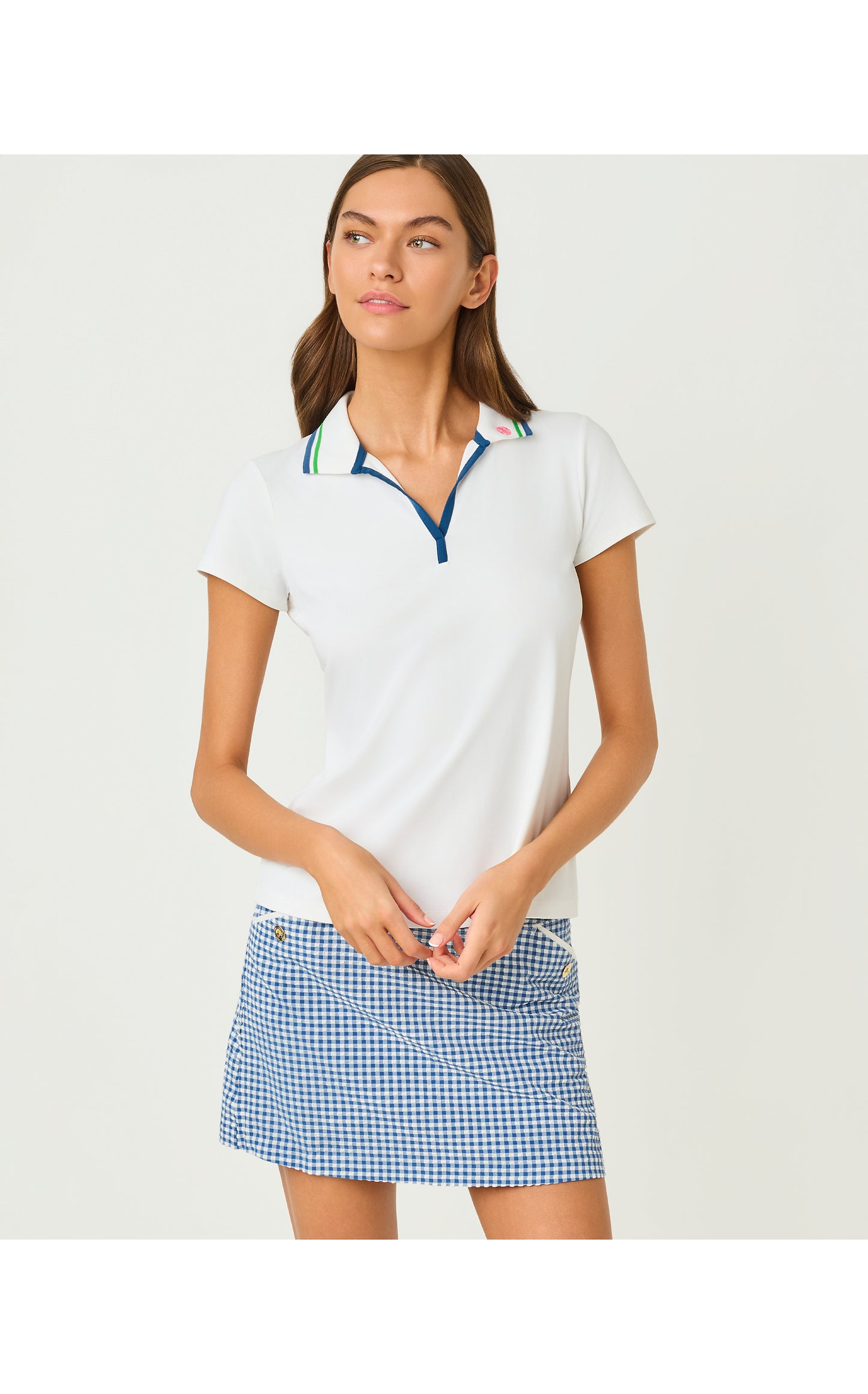 UPF50+ Frida Polo - Resort White