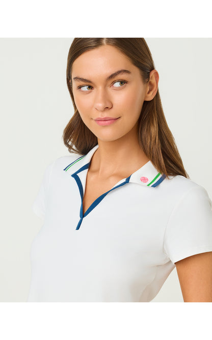 UPF50+ Frida Polo - Resort White