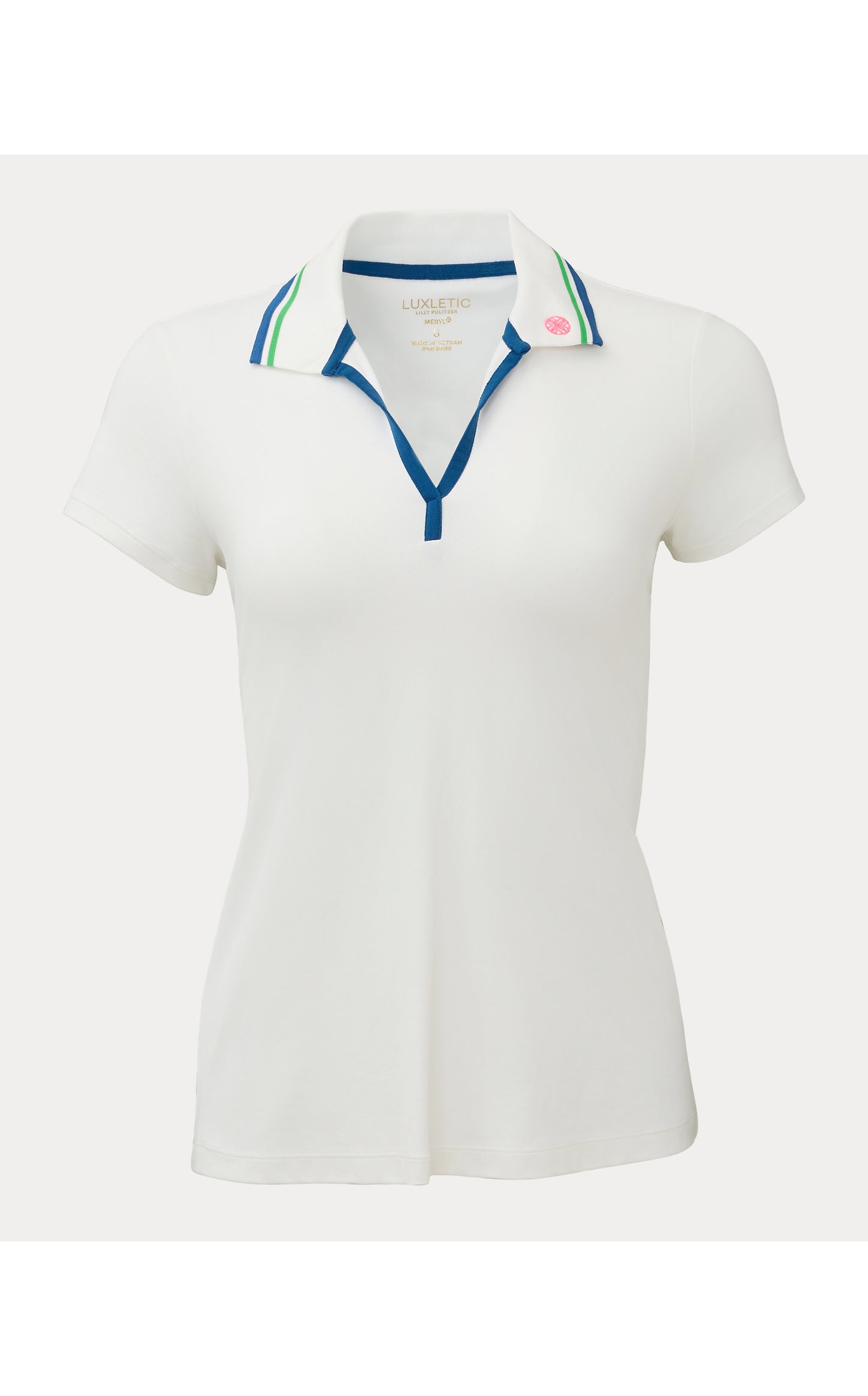 UPF50+ Frida Polo - Resort White