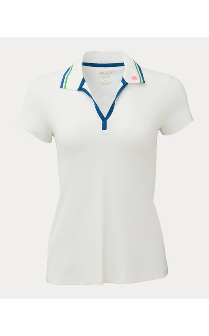 UPF50+ Frida Polo - Resort White