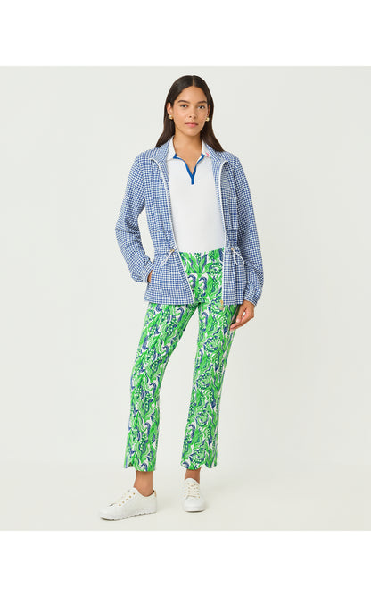 UPF50+ Romilly Performance Jacket - Starlight Navy Mini Performance Gingham