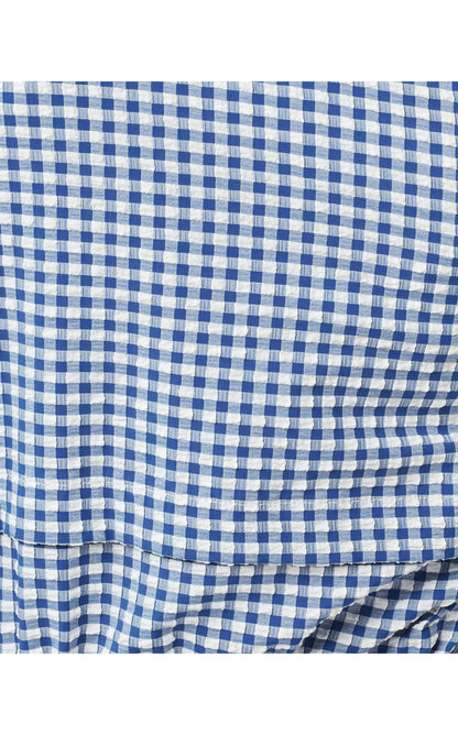 UPF50+ Romilly Performance Jacket - Starlight Navy Mini Performance Gingham