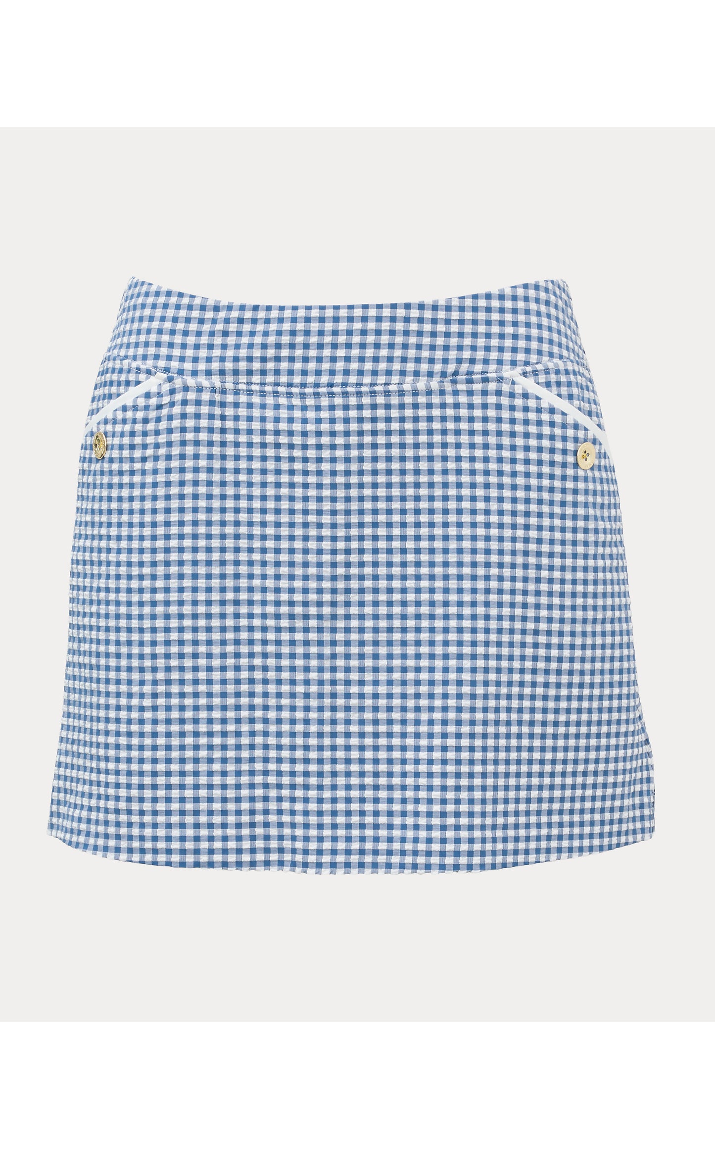 UPF50+ Thera Skort - Starlight Navy Mini Performance Gingham