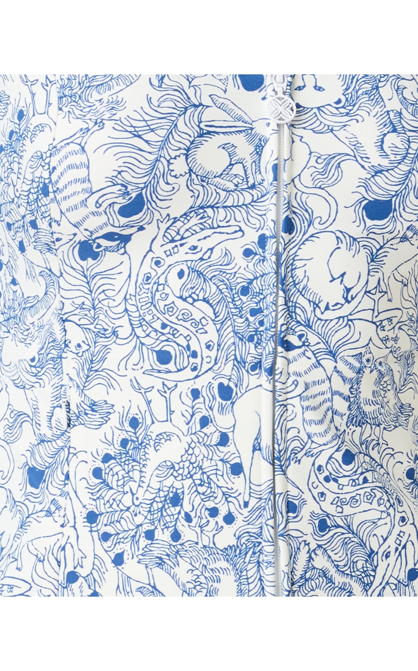 UPF50+ Barbados Zip-up Jacket - Starlight Navy Crossgrain Zoology