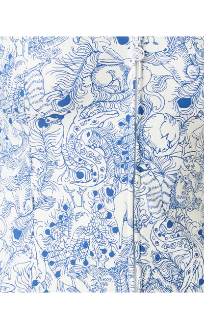 UPF50+ Barbados Zip-up Jacket - Starlight Navy Crossgrain Zoology