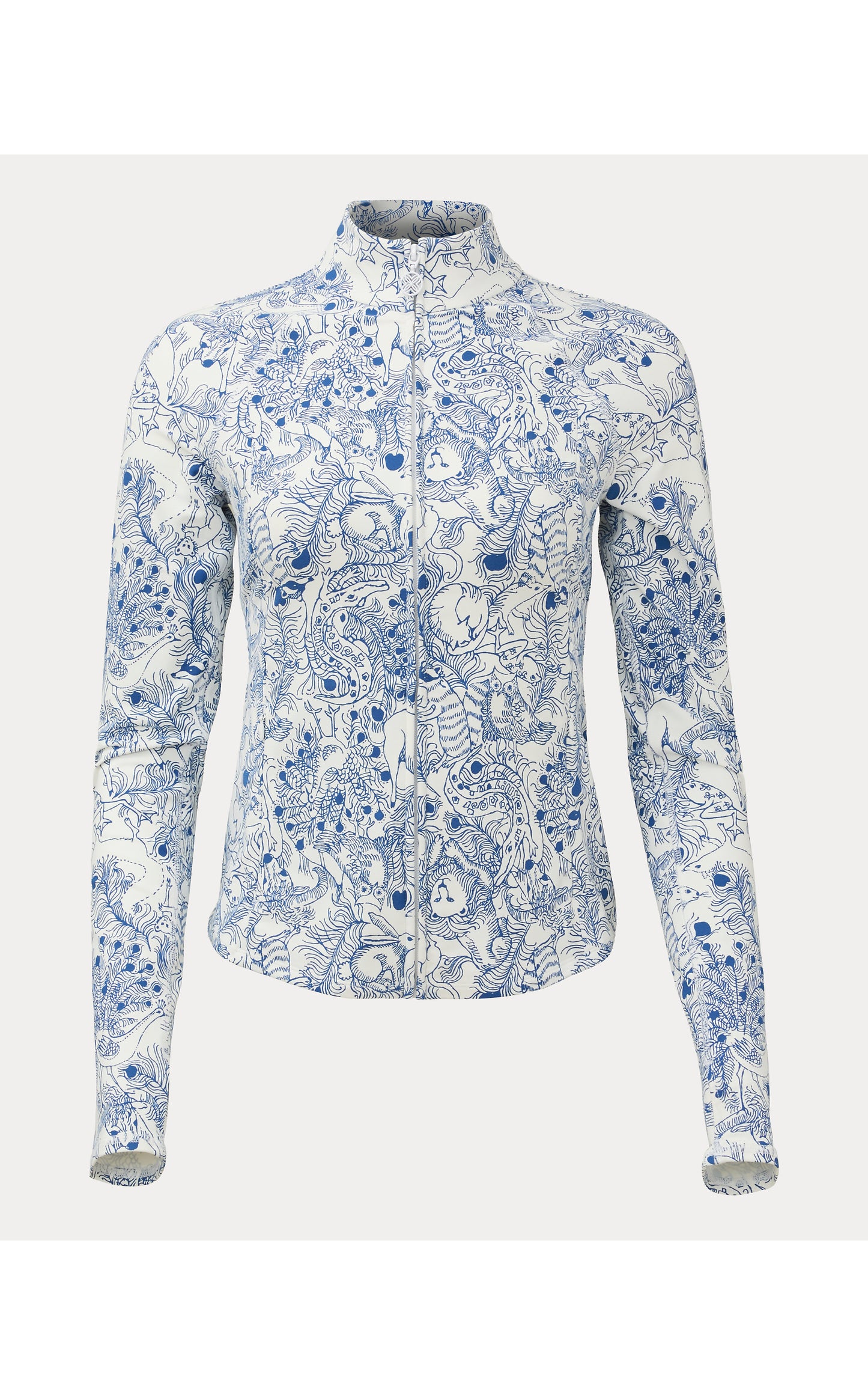 UPF50+ Barbados Zip-up Jacket - Starlight Navy Crossgrain Zoology