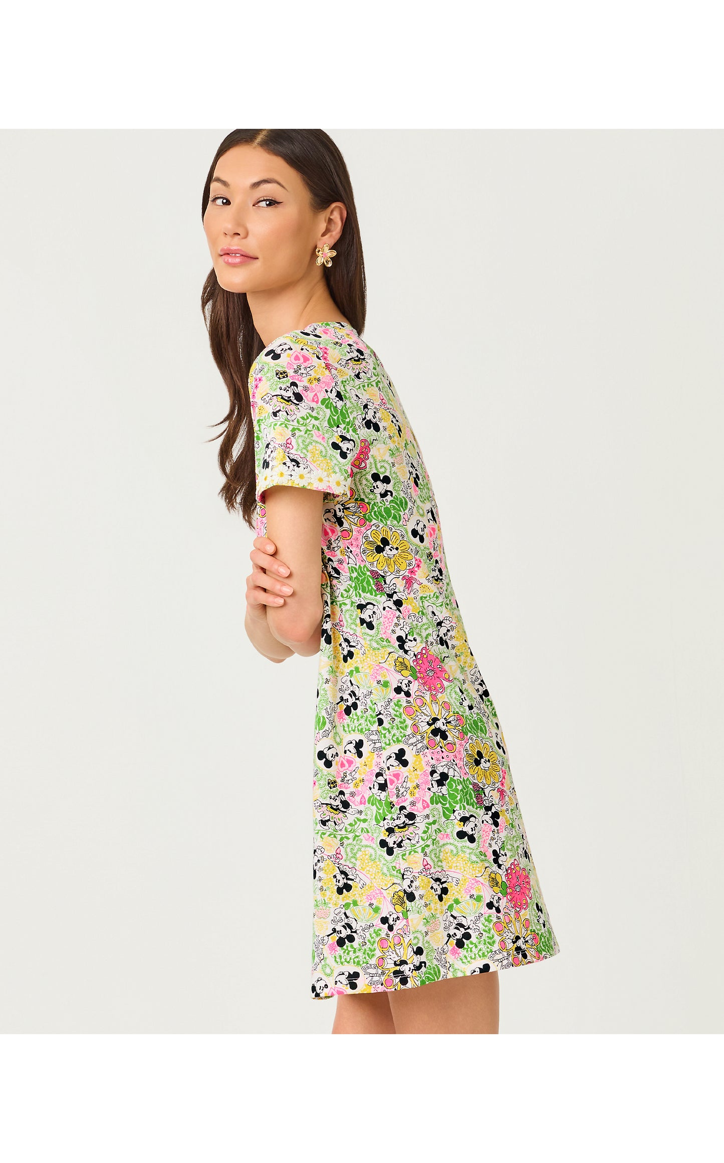 Cody Short Sleeve Dress - Multi Throwback Disney