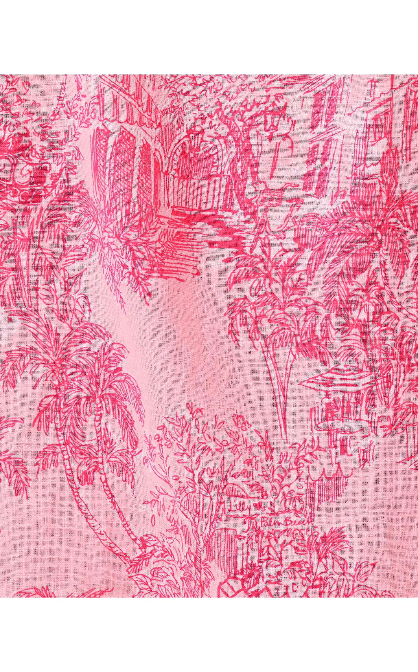 Men's Stuff Addison Button Down Shirt - Conch Shell Pink Palm Beach Destination