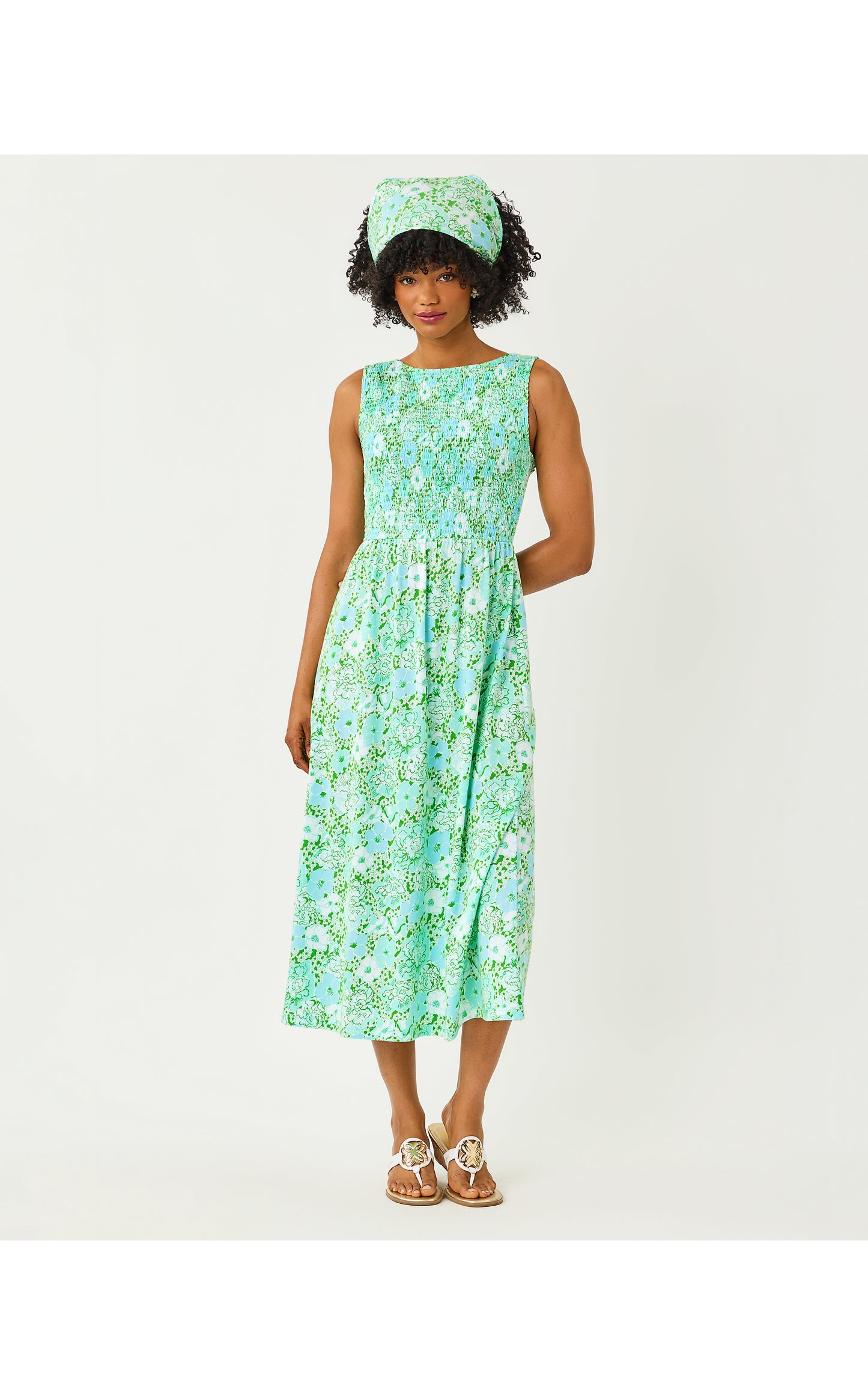 Finnley Midi Dress - Mint Condition Burst Of Joy