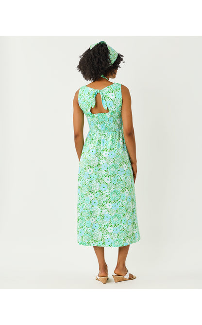 Finnley Midi Dress - Mint Condition Burst Of Joy