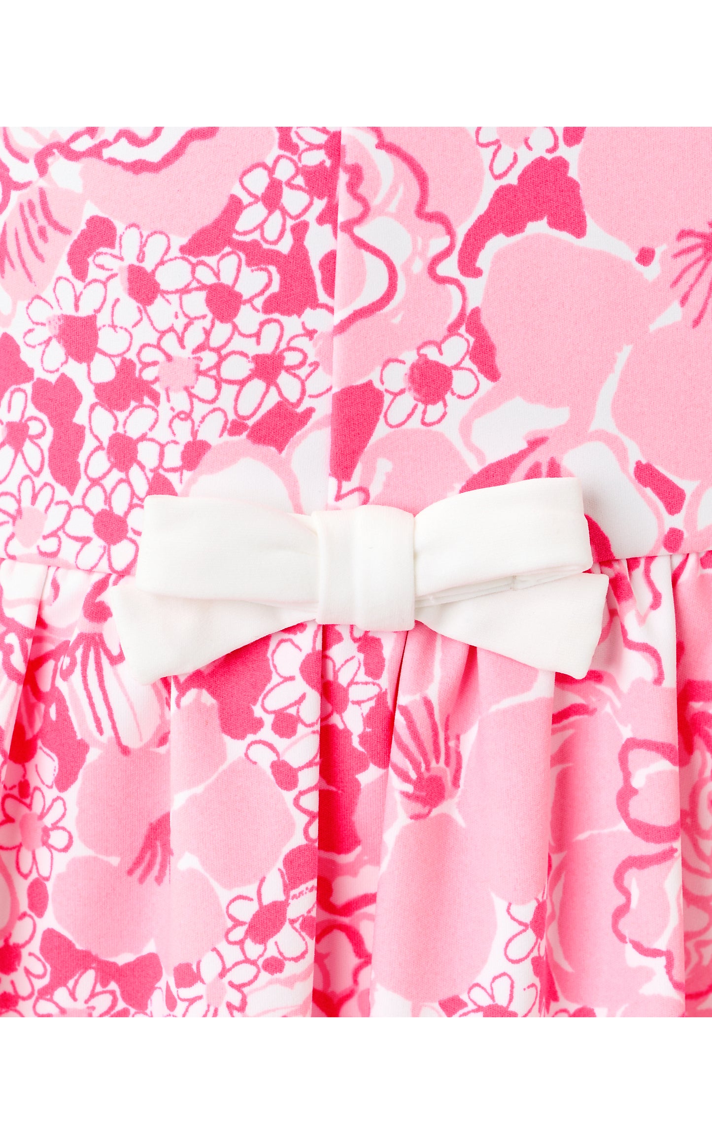 UPF50+ Delvenie Bubble Hem Dress - Conch Shell Pink Burst Of Joy