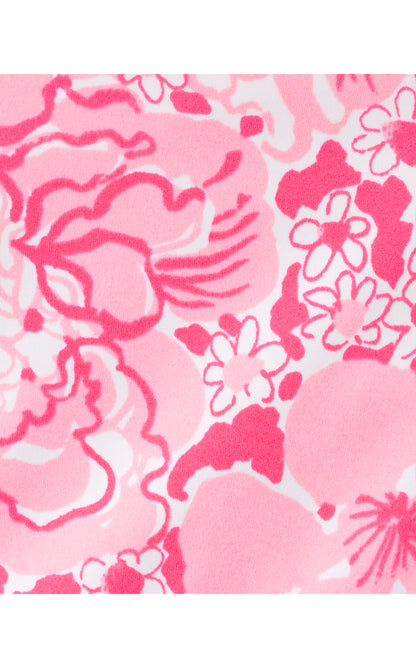 UPF50+ Delvenie High Rise Bubble Skort - Conch Shell Pink Burst Of Joy