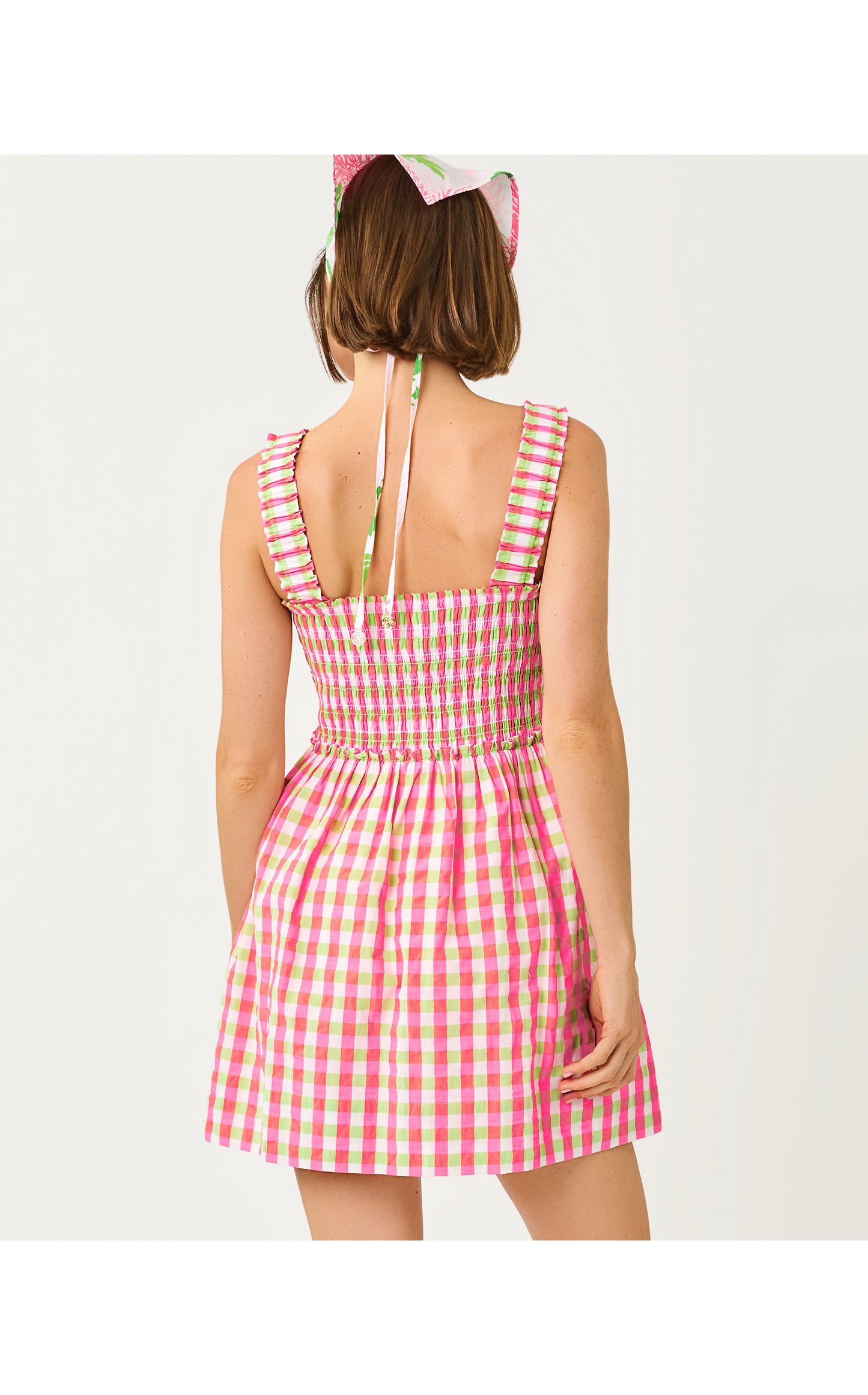 Hadly Skirted Romper - Cherry Blossom Pink Summer Lovin Gingham