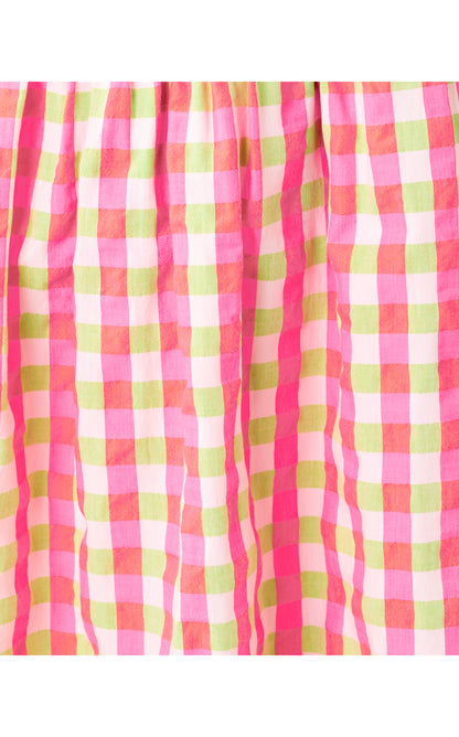 Hadly Skirted Romper - Cherry Blossom Pink Summer Lovin Gingham