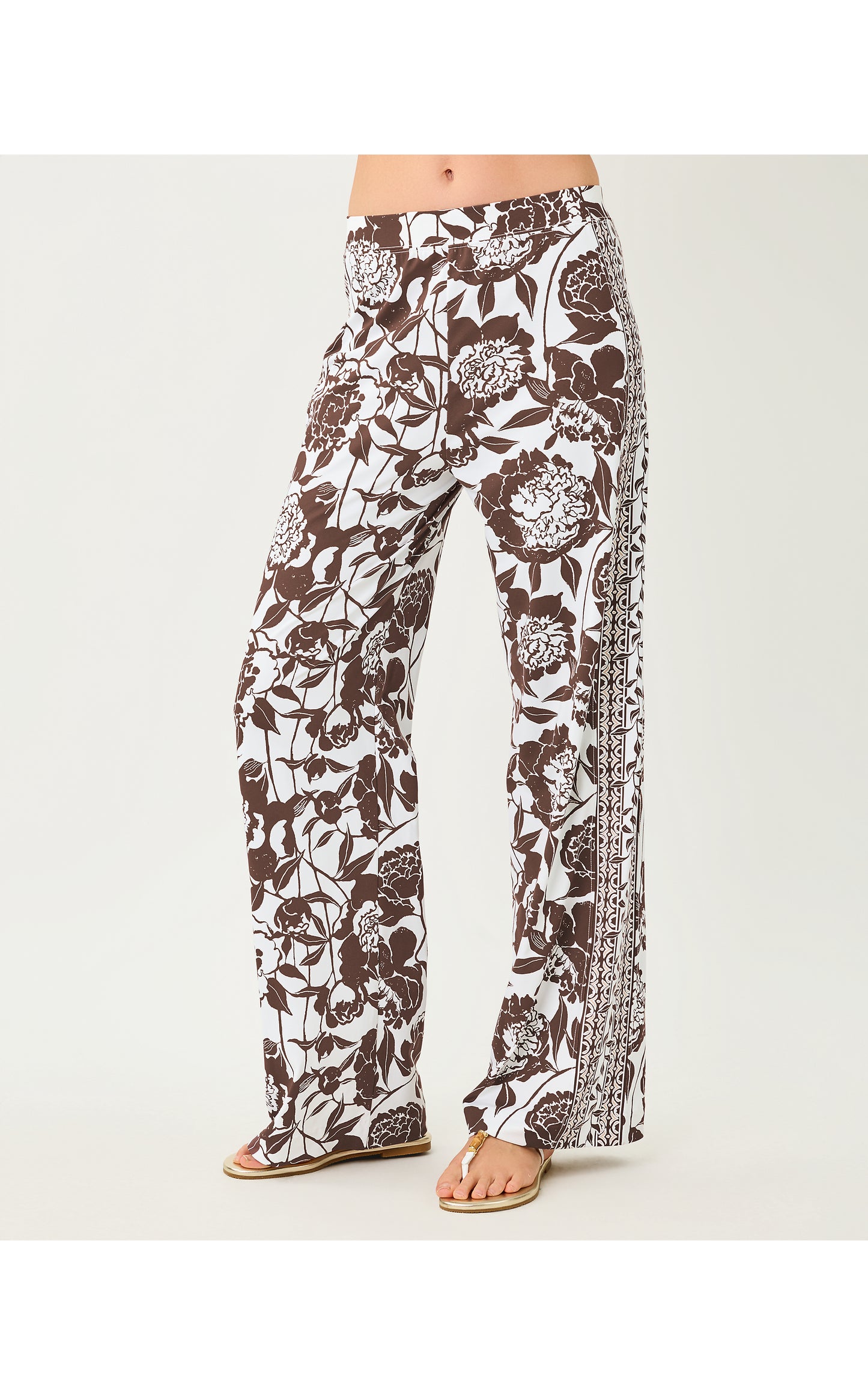 Demia UPF 50+ Knit Pant - Resort White Marni Engineered Chillylilly