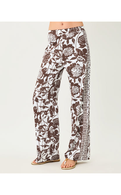 Demia UPF 50+ Knit Pant - Resort White Marni Engineered Chillylilly
