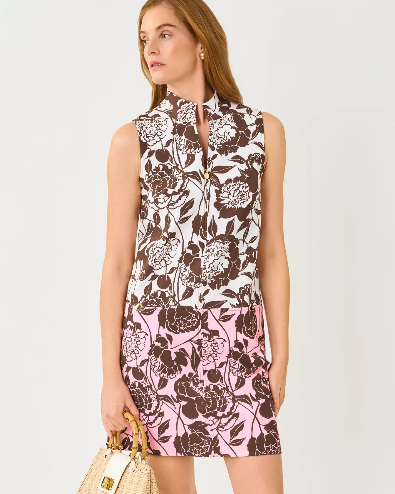 Sleeveless Rosee Shift Dress - Resort White Marni Engineered Knit Dress